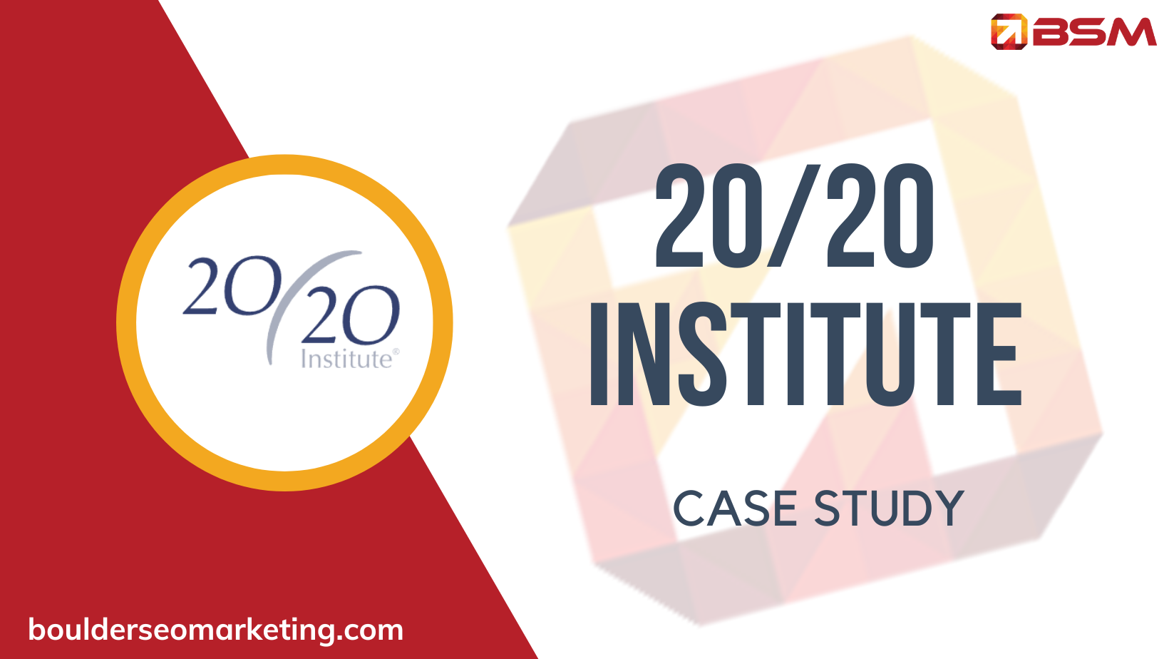 Boulder SEO Marketing Helps 20/20 Institute Achieve Top 3 LASIK Rankings Across Colorado