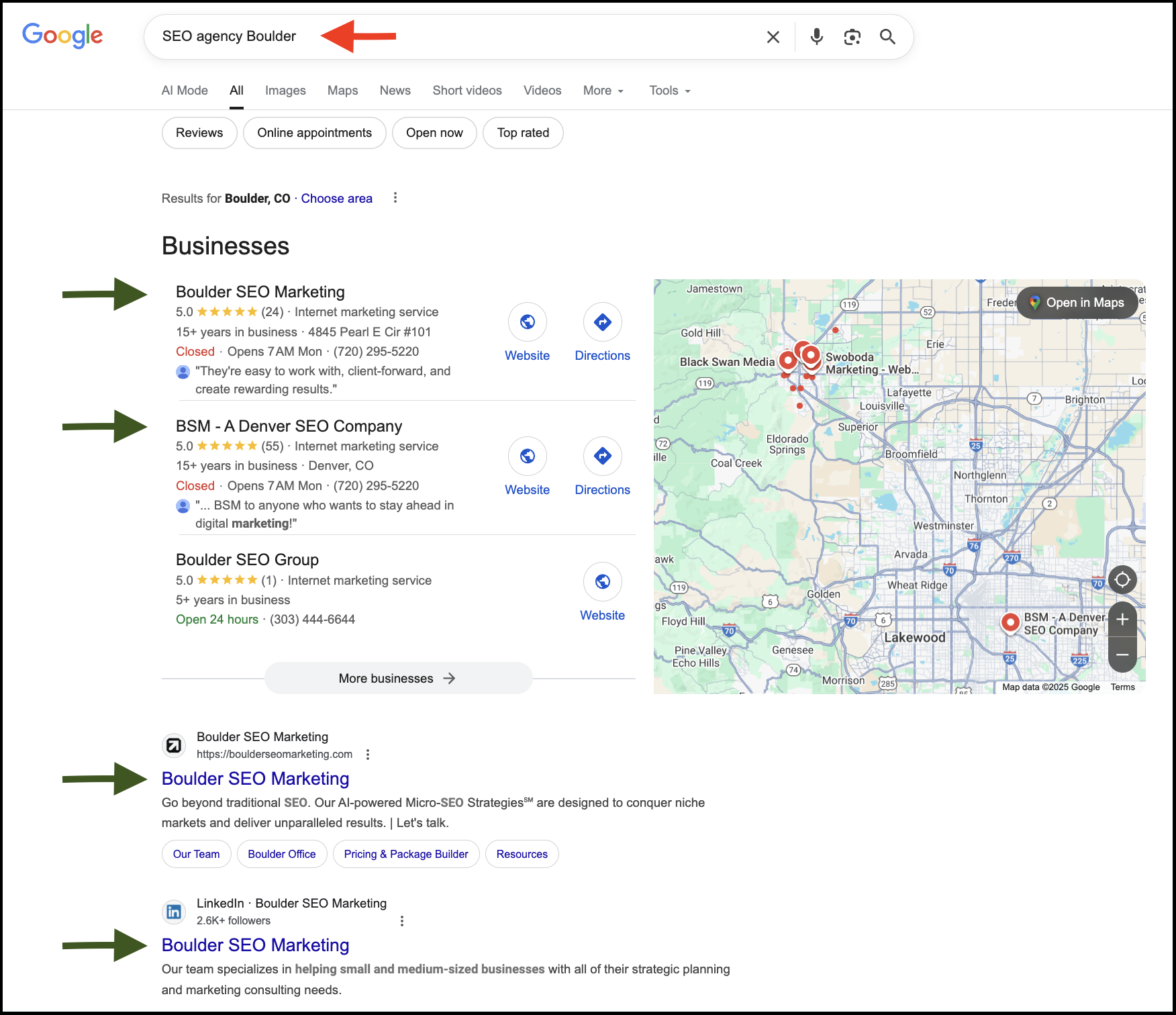 Seo Agency Boulder Search Results