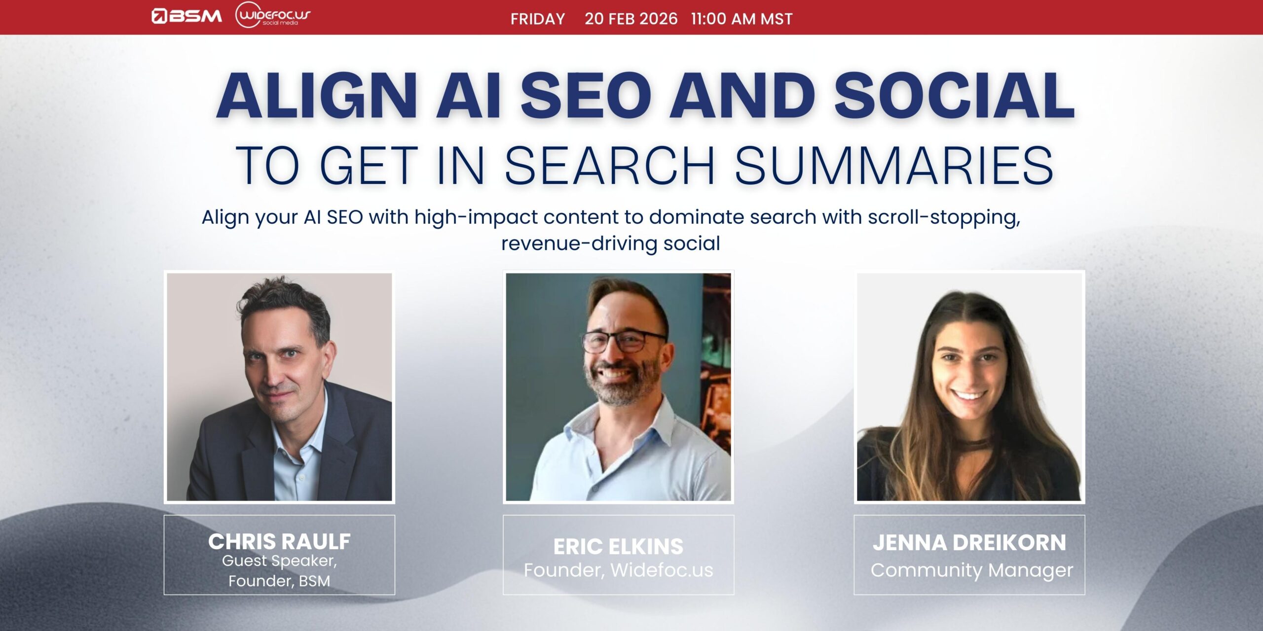 Boulder SEO Marketing Founder Chris Raulf to Present on AI SEO and Social Media Integration at Widefoc.us Webinar