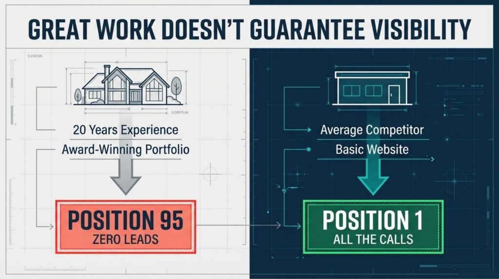 "Great work doesn't guarantee visibility"