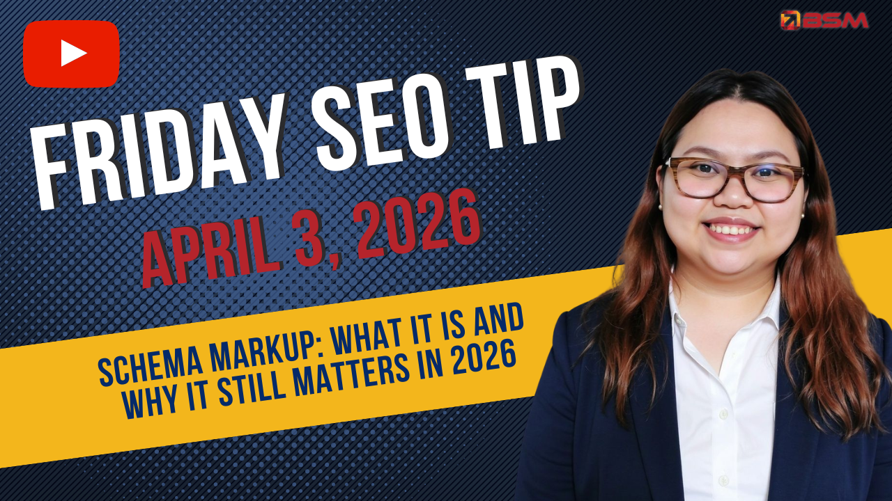Schema Markup: What It Is and Why It Still Matters in 2026 | Friday SEO Tip