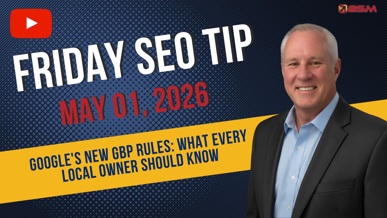 Google’s New GBP Rules: What Every Local Owner Should Know | Friday SEO Tip