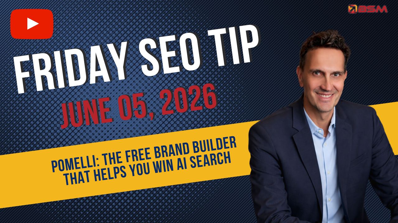 Pomelli: The Free Brand Builder That Helps You Win AI Search | Friday SEO Tip