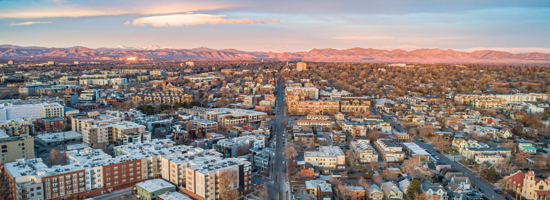 Highlands Area In Denver Colorado Usa